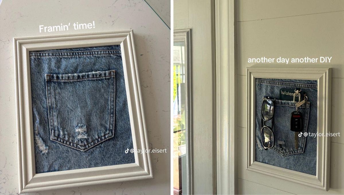 Reciclar bolsillo pantalón. Reciclar bolsillo pantalón.