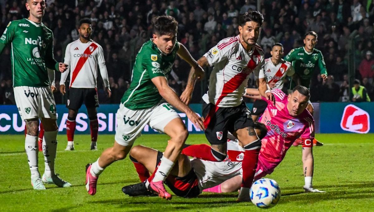 River no tuvo el mejor segundo tiempo ante Sarmiento