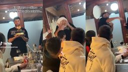 Lo molestaron durante el festejo de cumpleaños, reaccionó de la peor manera y se hizo viral