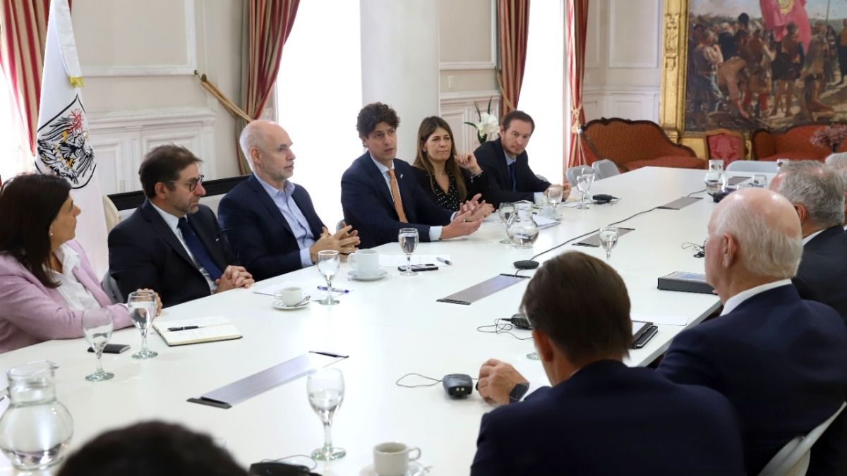 Juri, Larreta y Lousteau participaron de la reunión en la que también estuvo el embajador Stanley y legisladores estadounidenses.