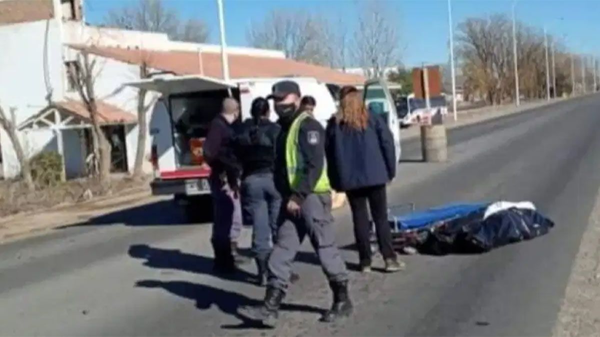 Una de las lúgubres imágenes que dejó el incidente.