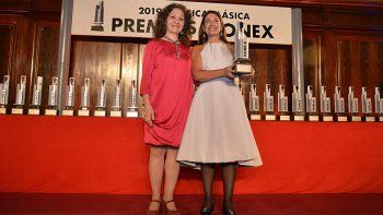 Verónica Cangemi recibió el Konex de Platino