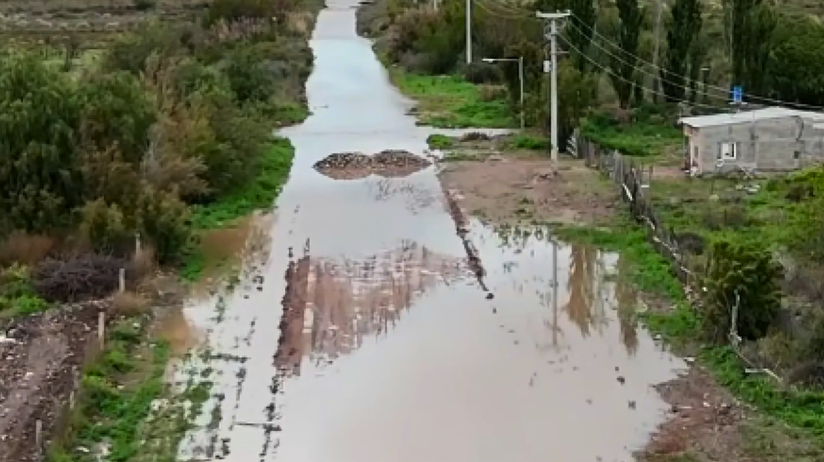 Anegamientos en varios sectores de San Rafael por el desborde del río Diamante.