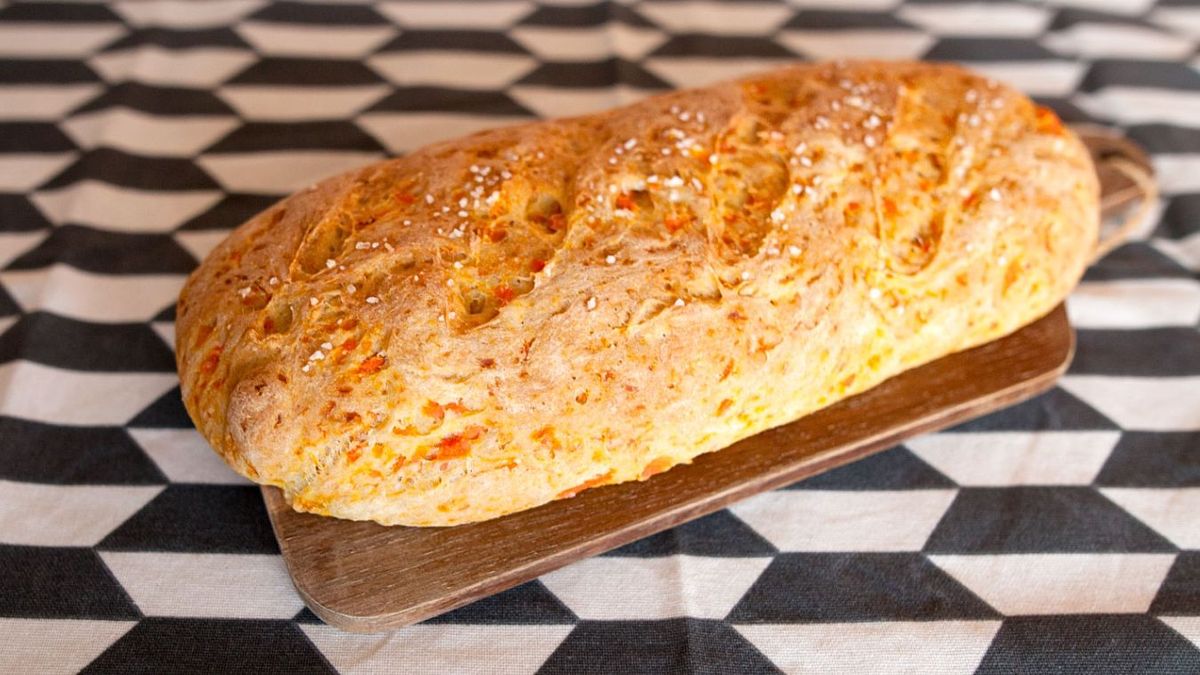 El pan integral de zanahoria es una receta sencilla