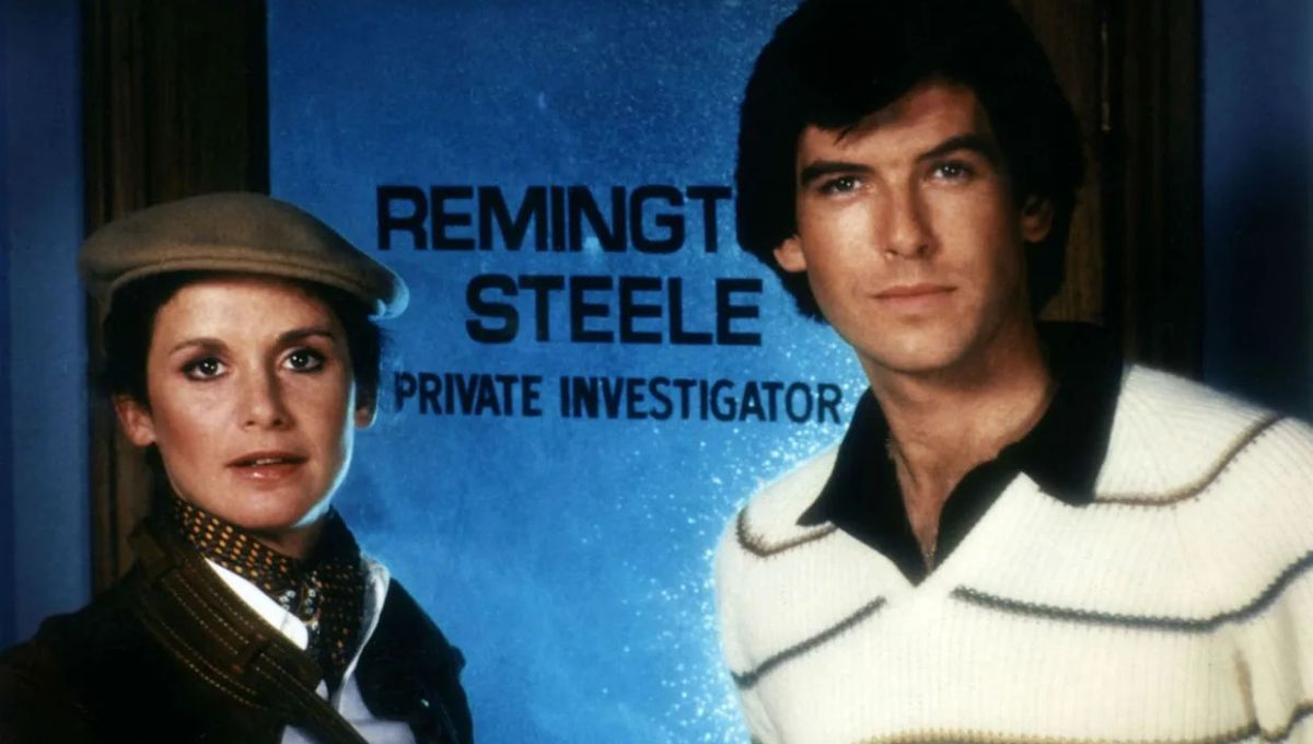La serie "Con temple de acero estuvo" protagonizada por Pierce Brosnan y Stephanie Zimbalist.