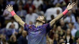 Del Potro sigue haciendo historia: venció a Federer y está en semis