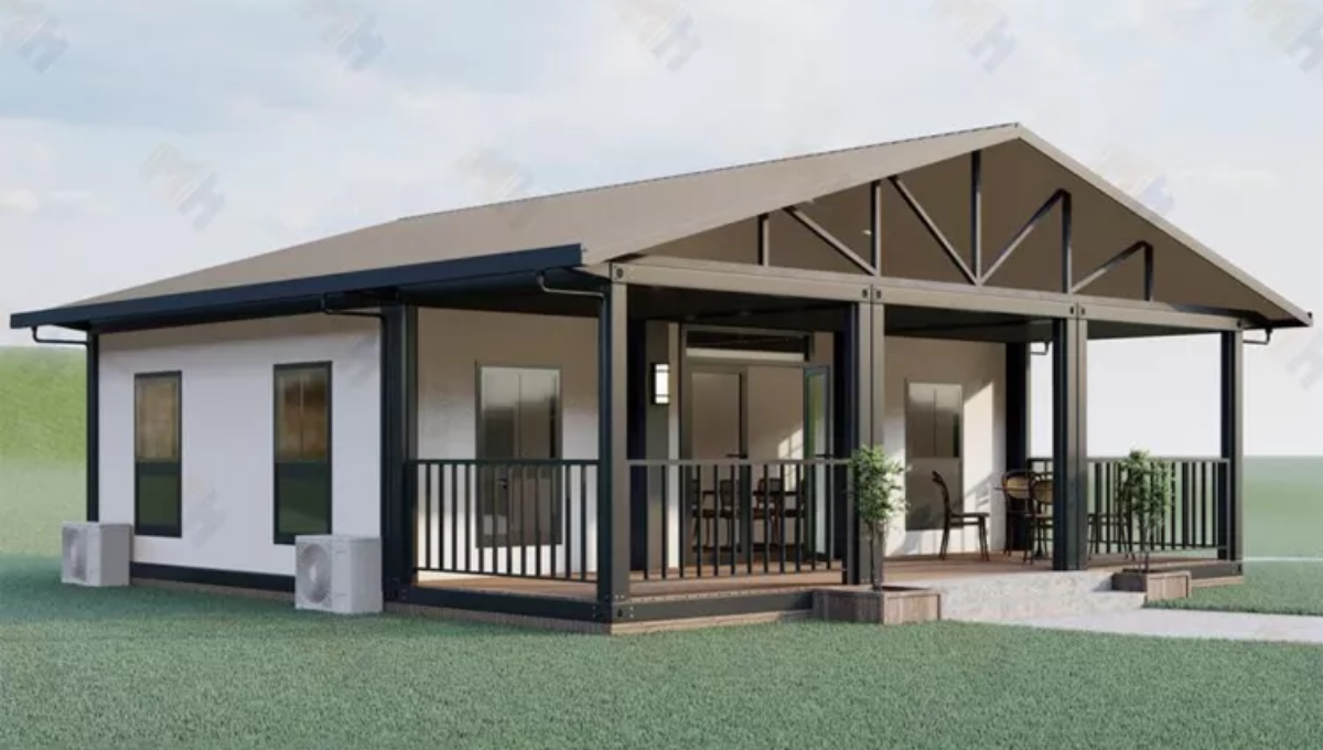 La moderna casa prefabricada con porche que se vende en Amazon a 25.000 dólares