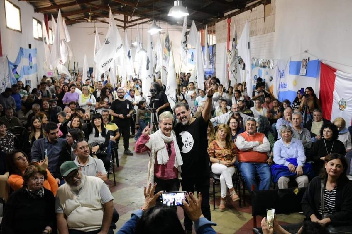 Patricia Galván y Alfredo Guevara llevarán su acto de cierre a Lavalle.