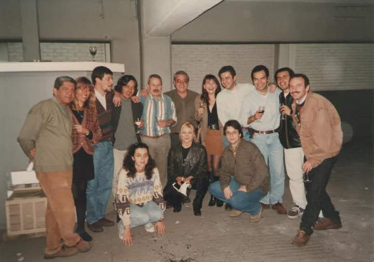 1997: el turno tarde de la redacción de Diario UNO. 1997: el turno tarde de la redacción de Diario UNO.