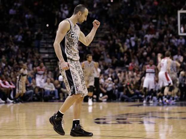 Manu aportó 9 puntos en la séptima victoria consecutiva de los Spurs