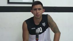 Sebastían Olivares, el buen refuerzo que incorporó Gimnasia y Esgrima.