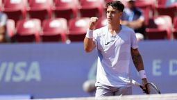 Camilo Ugo Carabelli le ganó a Pessaro y se meitió en cuartos de final del ATP 250 de Umag.