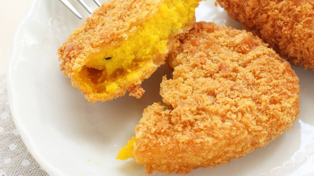 Recetas: croquetas de queso y calabaza.