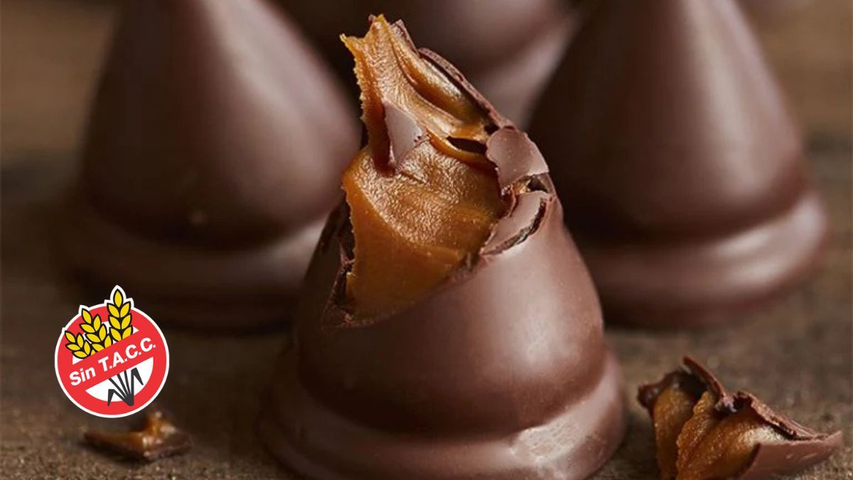 La receta de estos conitos rellenos de dulce de leche sin TACC es una verdadera exquisitez. La receta de estos conitos rellenos de dulce de leche sin TACC es una verdadera exquisitez.