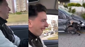 Quién es Ignacio Arostegui, el conductor que grabó su choque: 