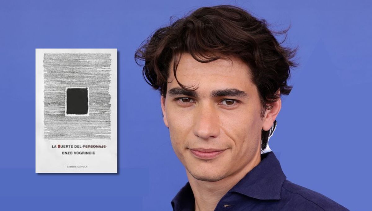 Enzo Vogrincic presenta su primer libro titulado La muerte del personaje
