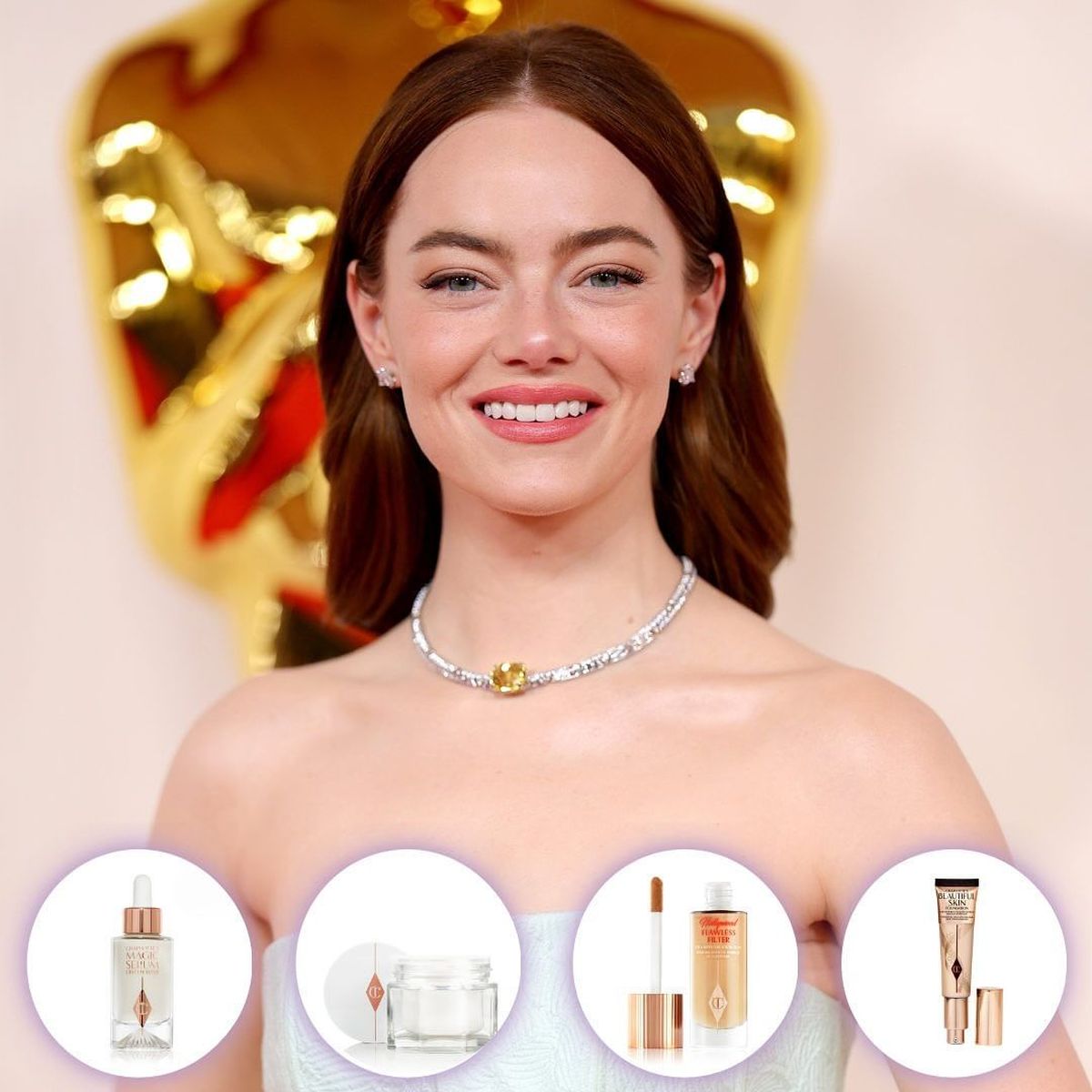 Cómo recrear el maquillaje de Emma Stone en los premios Oscar 2024