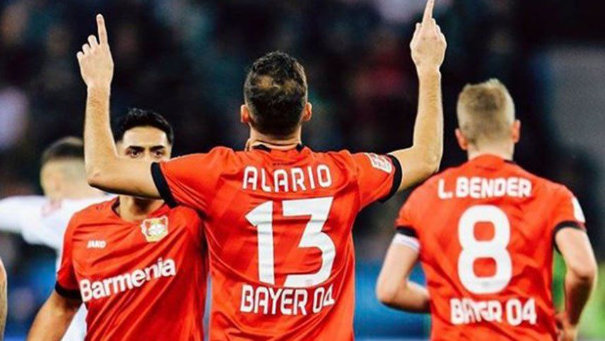 Alario salvó al Bayer Leverkusen, que empató con Werder Bremen
