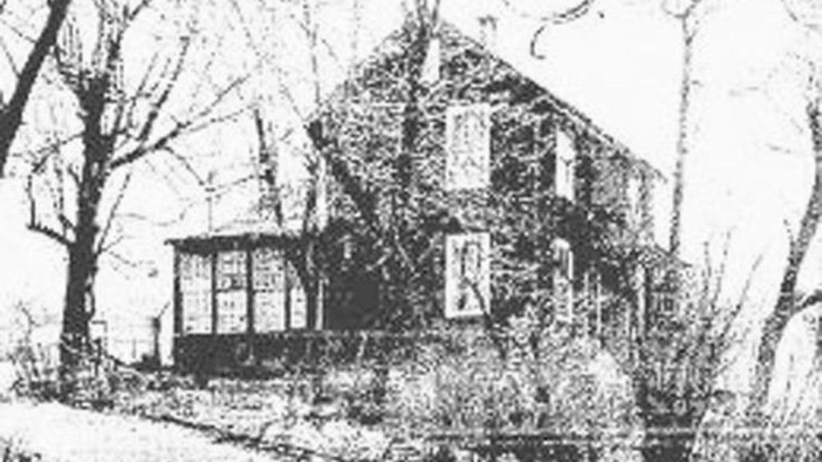 La casa de la familia Sodder antes del incendio. La casa de la familia Sodder antes del incendio.