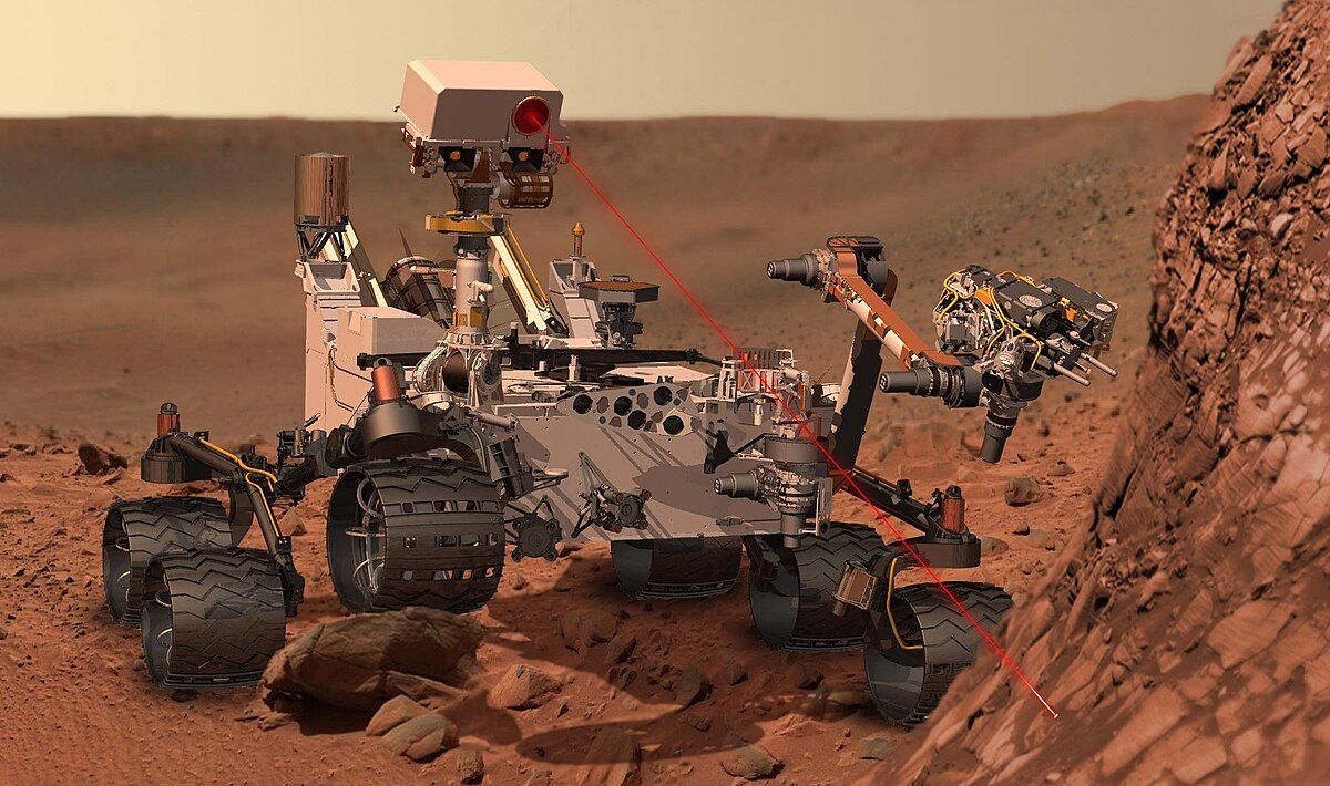 El rover Curiosity, pionero en Marte.