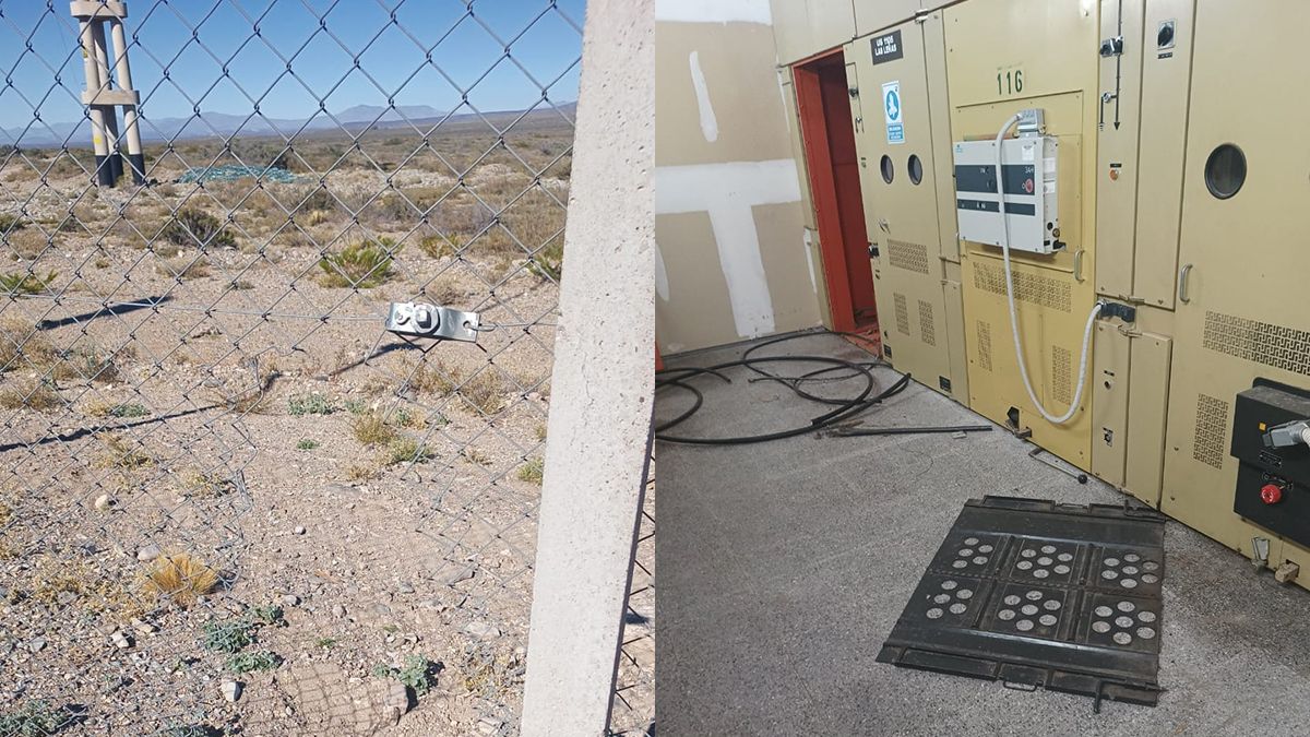 Edemsa sufrió el accionar de la mafia del cobre en la Estación Transformadora Puesto Rojas de Malargüe.