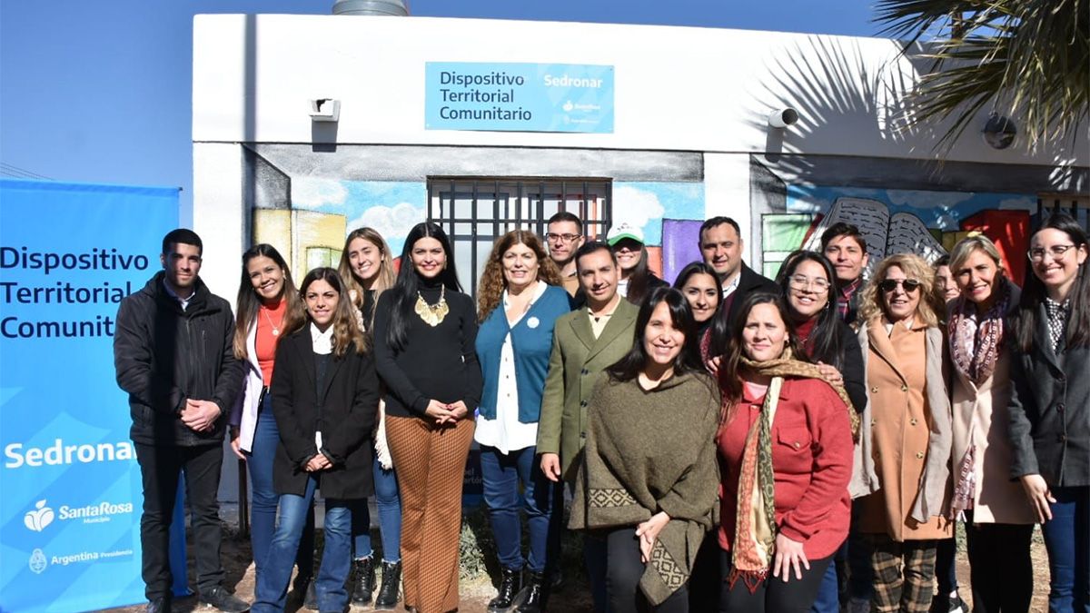 El Dispositivo Territorial Comunitario (DTC) se inauguró en el distrito 12 de Octubre de Santa Rosa.