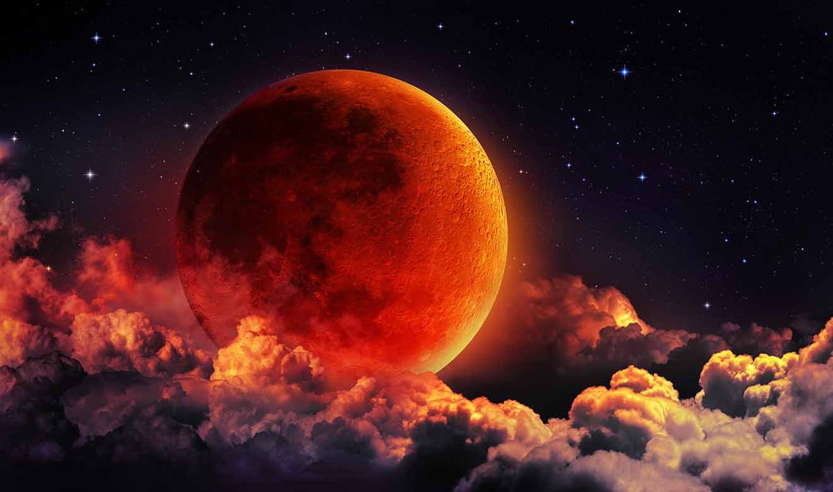 Luna de sangre.