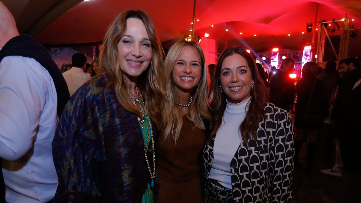 Verónica Lozano, Mariana Fabbiani y Pía Shaw. Verónica Lozano, Mariana Fabbiani y Pía Shaw.