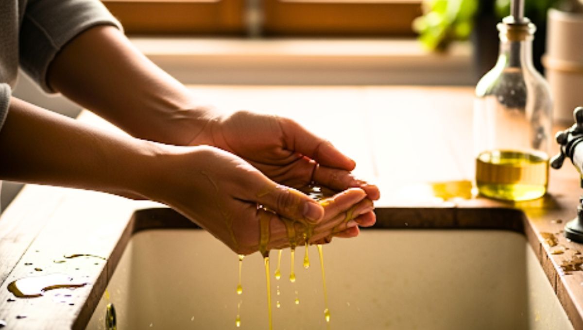 El lavado de manos con aceite de oliva puede darte grandes beneficios.