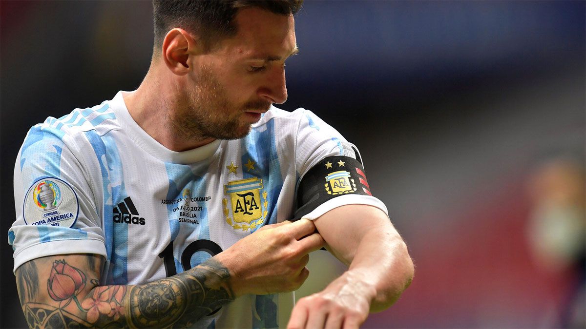 Lionel Messi, capitán indiscutido de la Selección argentina.