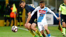 El Inter de Icardi cayó ante Nápoli y sigue en picada libre