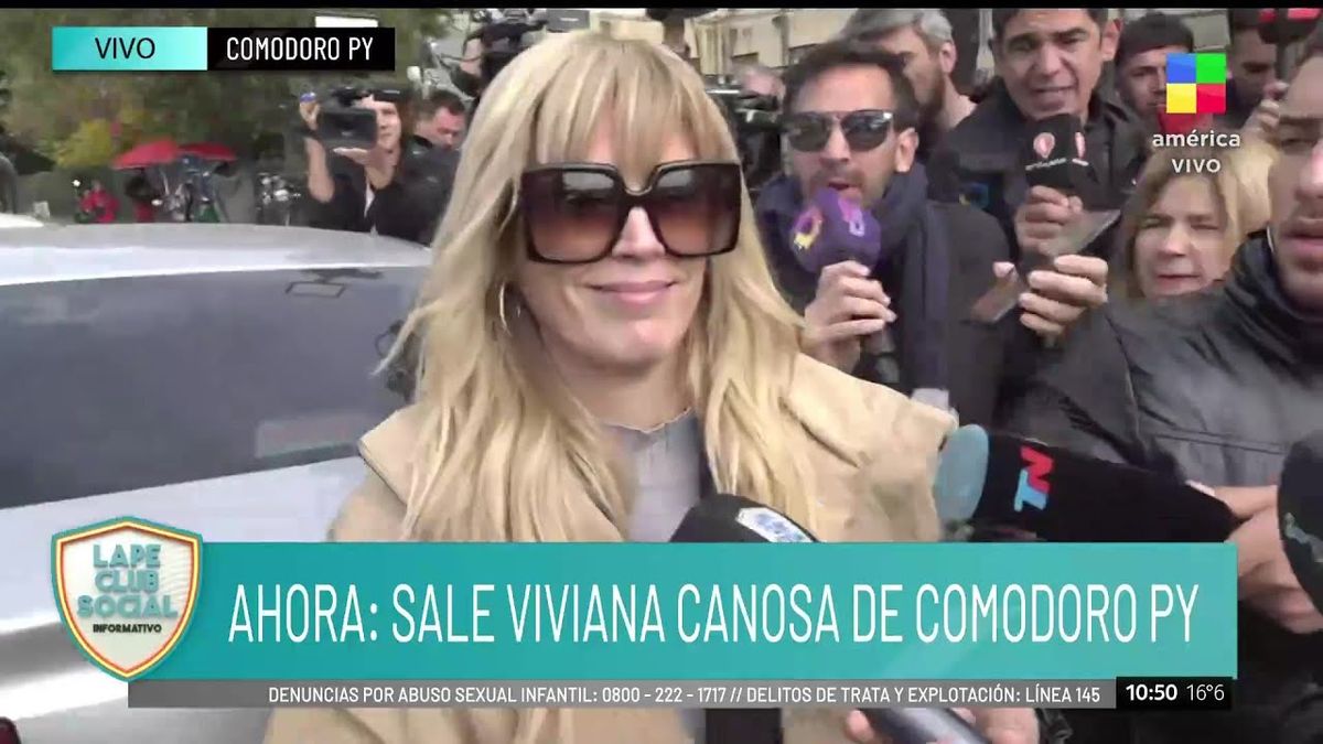 Viviana Canosa declaró en Comodoro Py tras sus dichos contra Lizy Tagliani