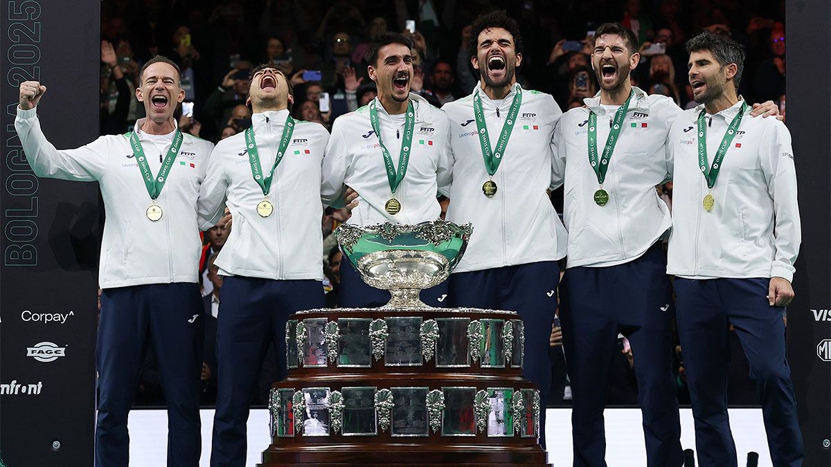 Copa Davis: Italia se consagró tricampeón al derrotar en la final a España