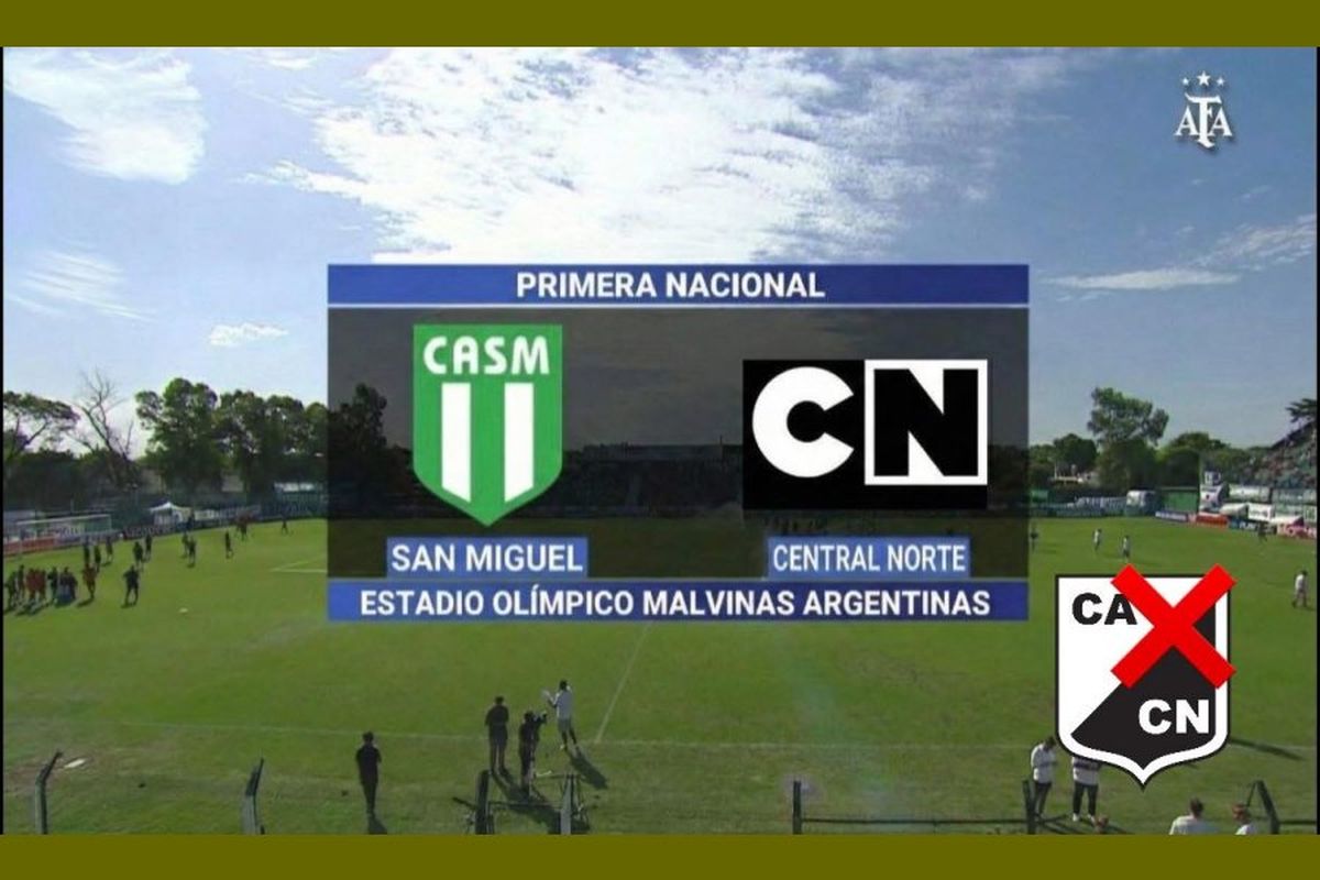 La imagen es real y fue transmitida por el canal de la AFA.