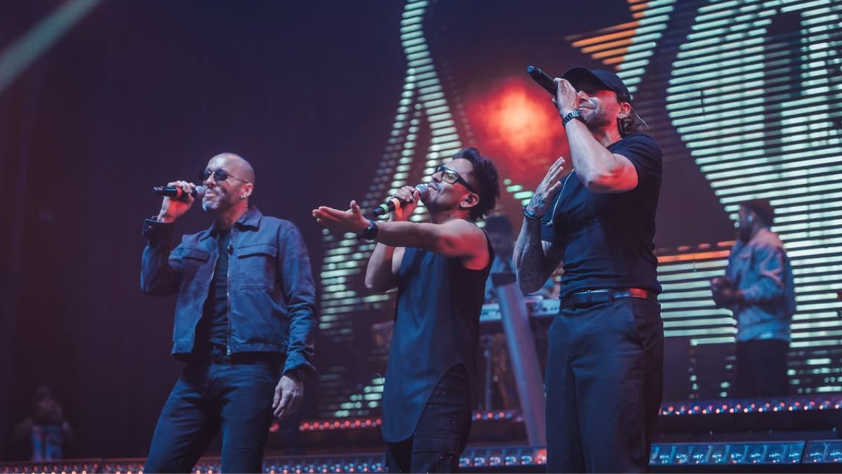 La Konga se presentó en el Arena Maipú.