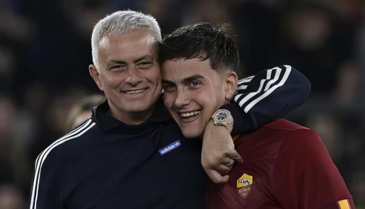 Mou y Dybala, juntos en la Roma
