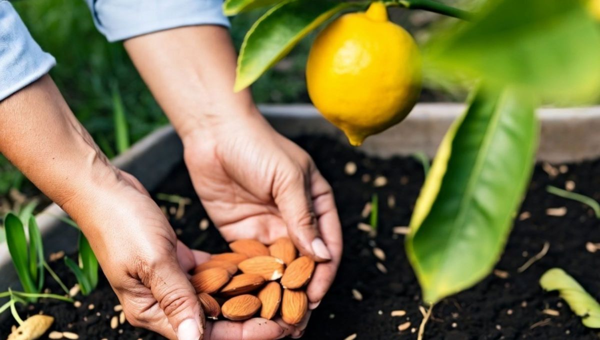 Árbol limonero: por qué recomiendan colocar cáscaras de almendras en su tierra