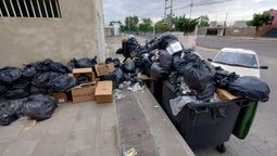 Así está el ingreso a la guardia del Hospital Carrillo por el conflicto con los recolectores de basura en Las Heras. Foto: Matías Pascualetti.