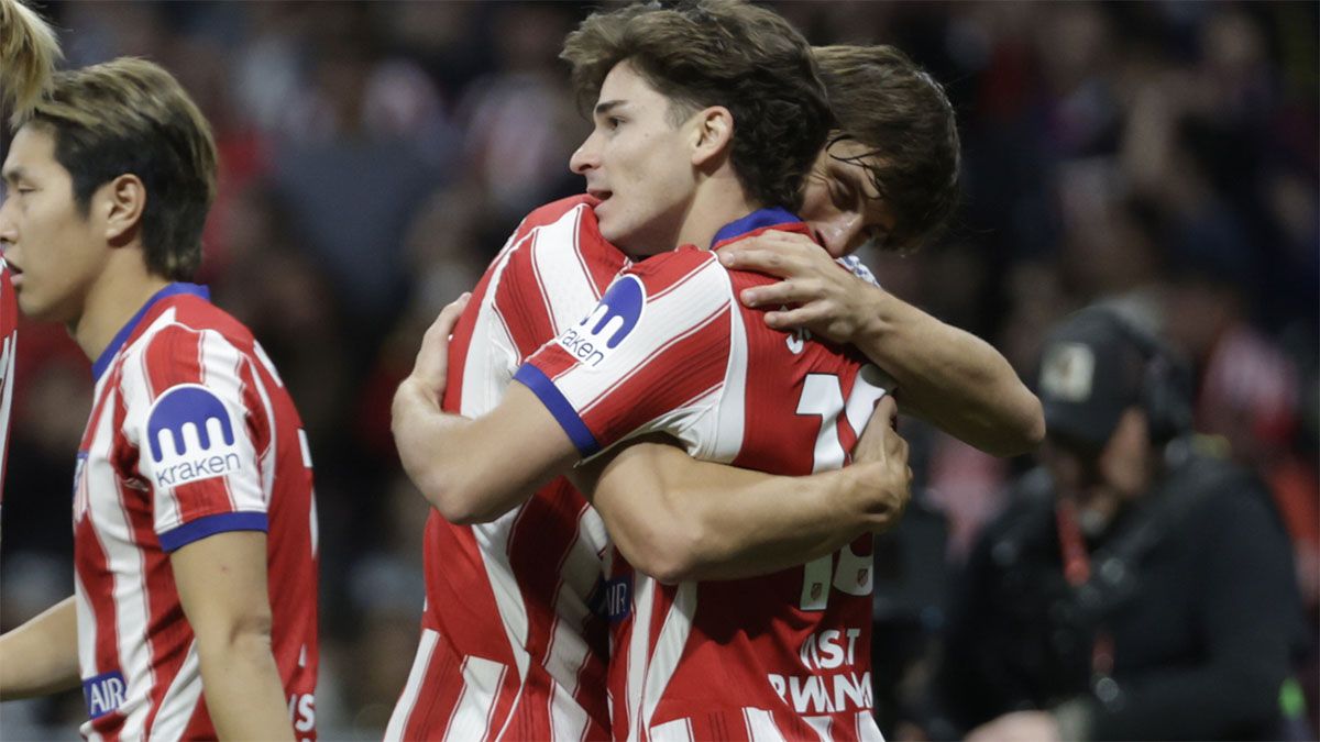 Julián Álvarez volvió a anotar para el Atlético de Madrid.