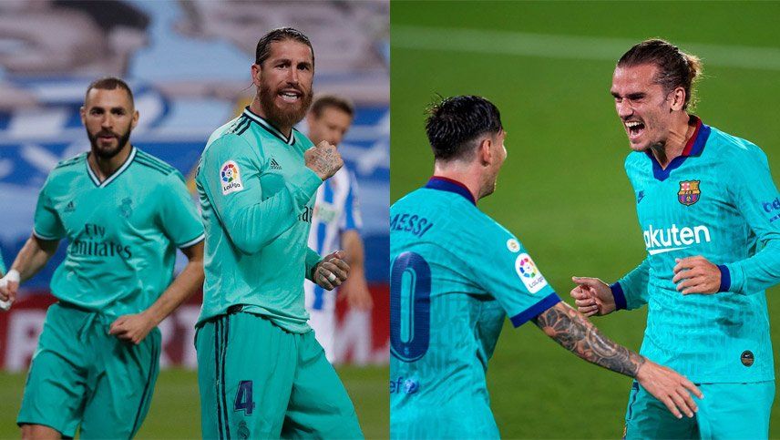 Qué partidos les quedan al Real Madrid y Barcelona, a cuatro fechas para el final