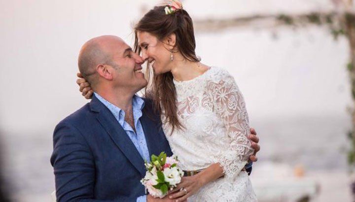 Martiniano Molina se casó con su novia periodista, tras seis años de amor