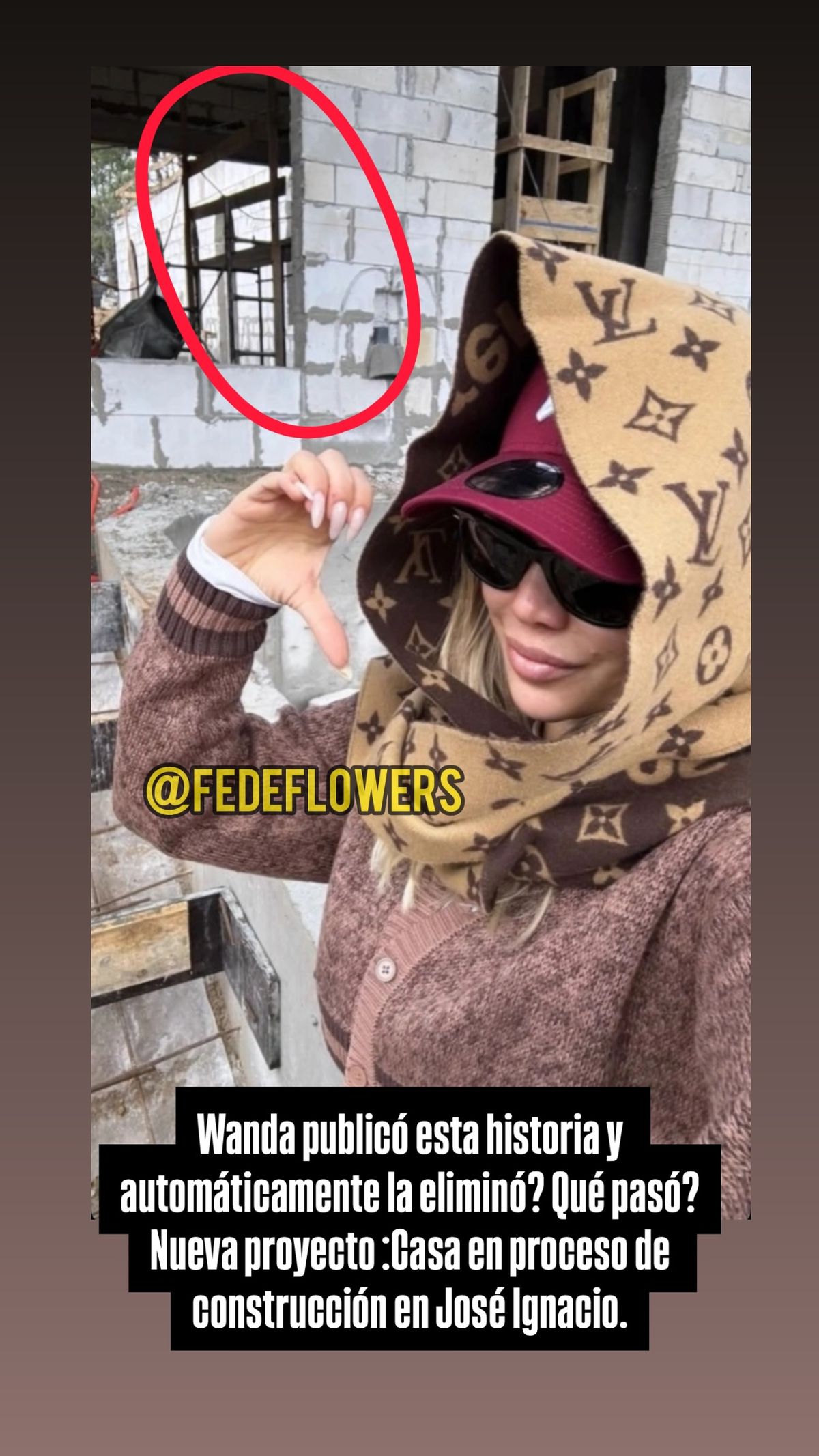 La comprometedora foto que Wanda Nara subió, se arrepintió y borró desde Uruguay. La comprometedora foto que Wanda Nara subió, se arrepintió y borró desde Uruguay.