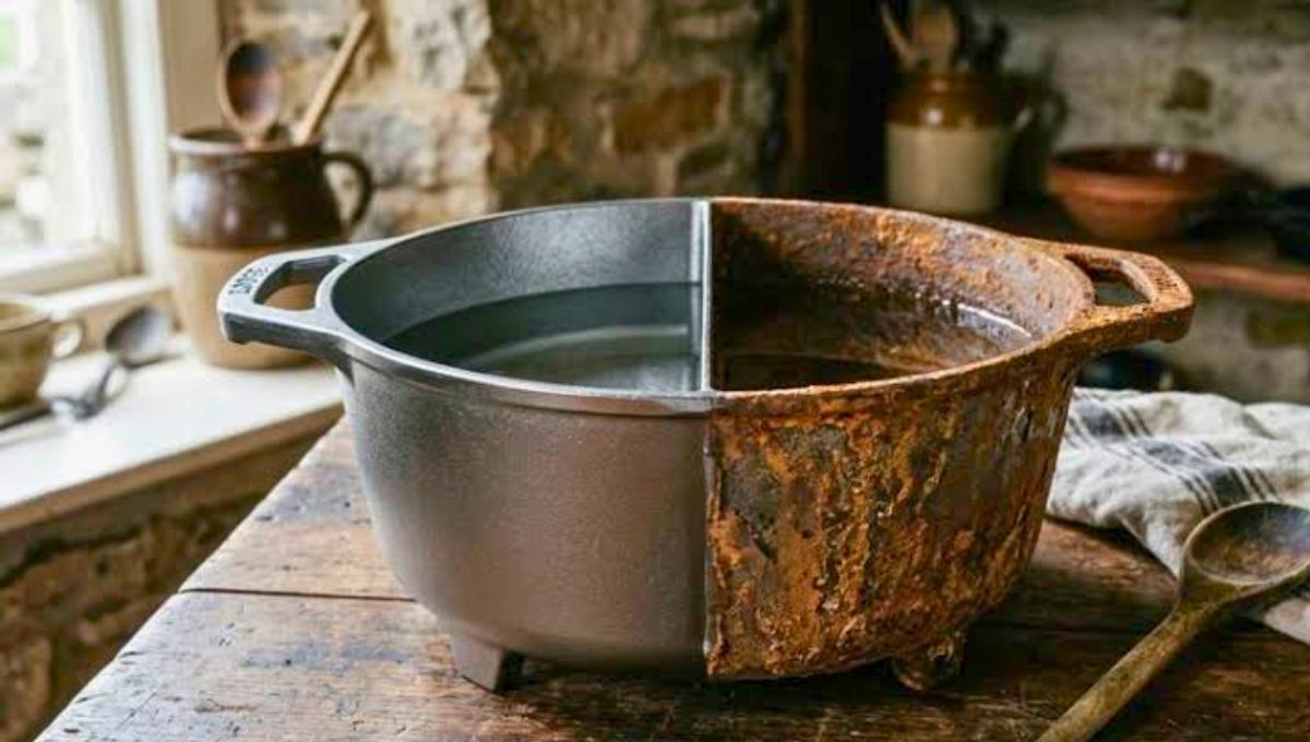 A la hora de hacer el truco, es fundamental que la olla esté completamente seca.&nbsp;