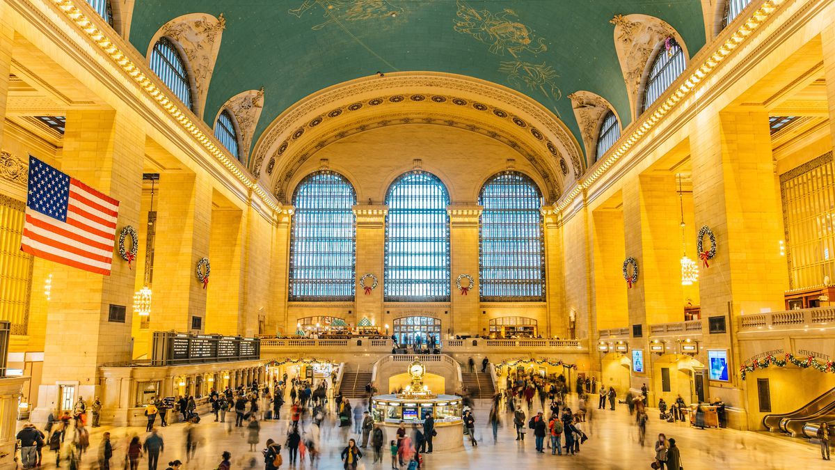 Grand Central Terminal es una de las estaciones de tren más grandes de Estados Unidos.