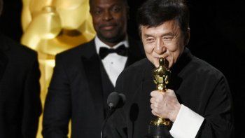 Jackie Chan recibió un Oscar honorífico