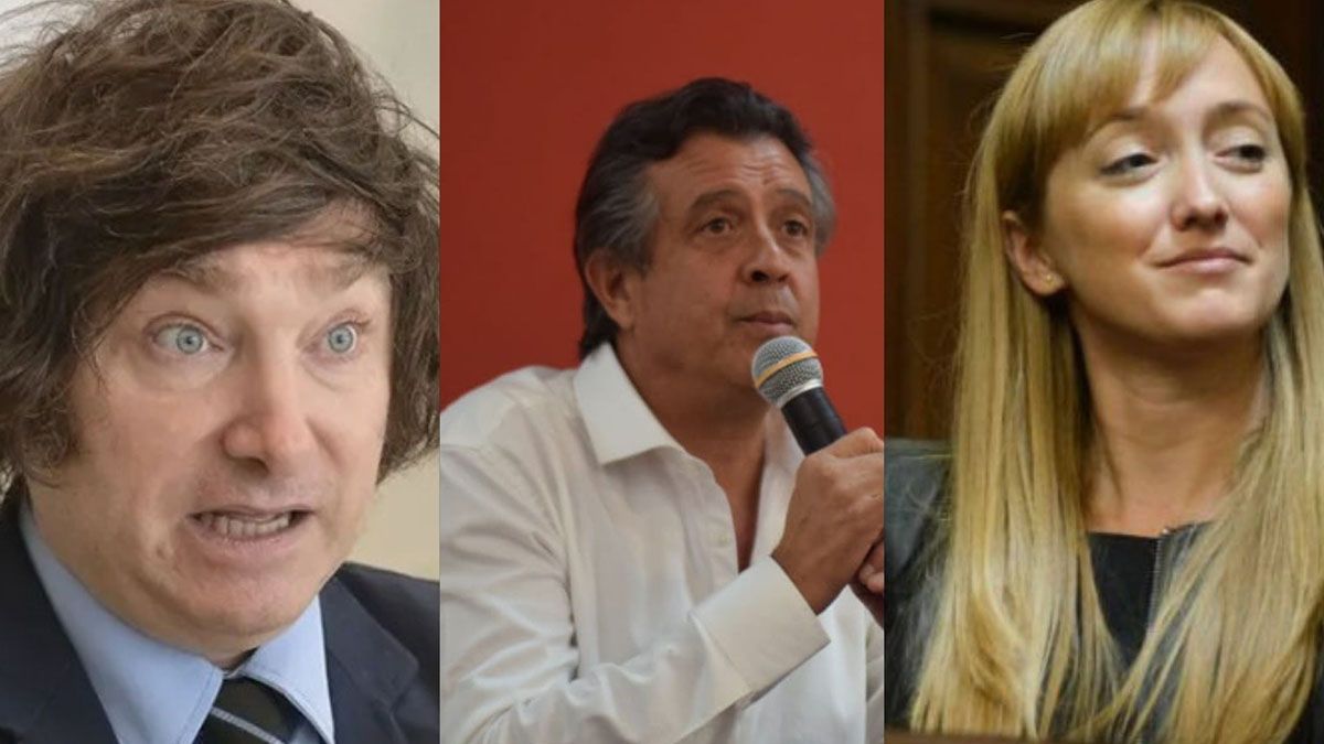 Javier Milei, Víctor Ibañez y Anabel Fernández Sagasti, protagonistas del fin de semana en Mendoza.