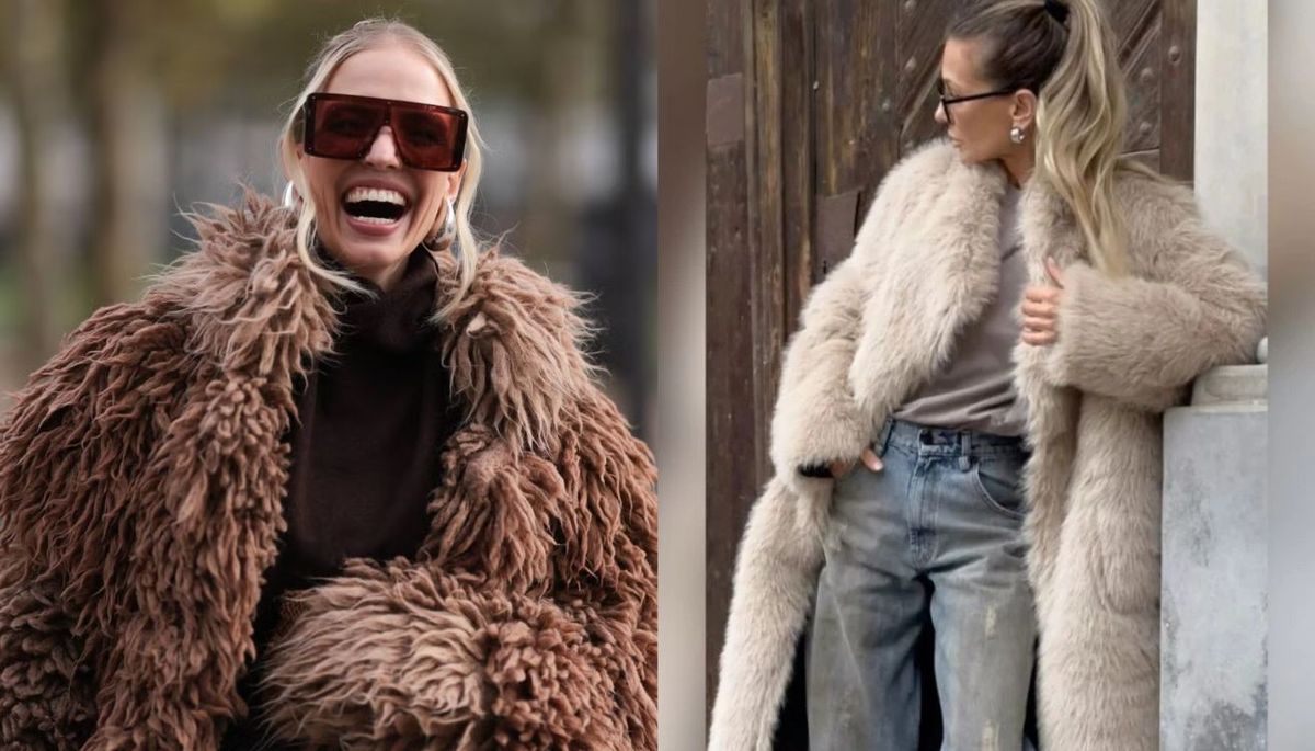 El tapado peludo es ideal para elevar tus looks. Imagen: composición Diario Uno. El tapado peludo es ideal para elevar tus looks. Imagen: composición Diario Uno.