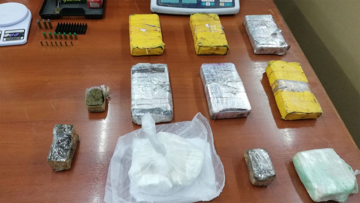 Los siete kilos de cocaína secuestrados tienen un valor de $14.000.000.