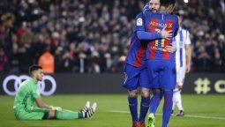 Barcelona le llenó la canasta de goles a Real Sociedad y avanzó en la Copa del Rey