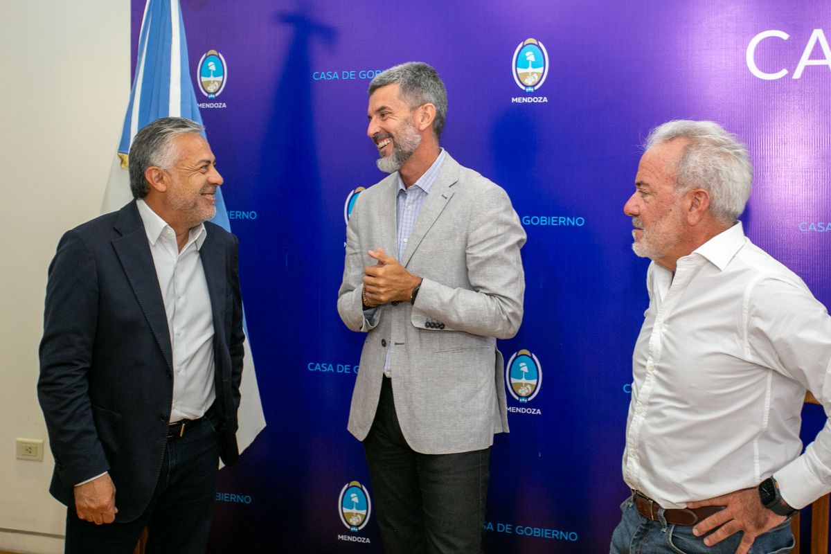 Alfredo Cornejo, Ulpiano Suarez y Humberto Mingorance.